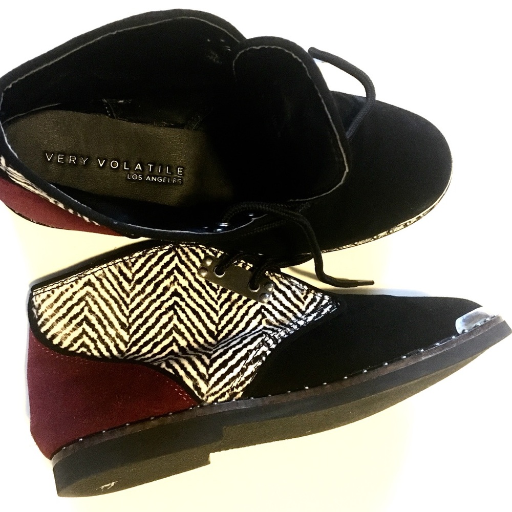 Very Volatile Zebra Print Bootie - image 4